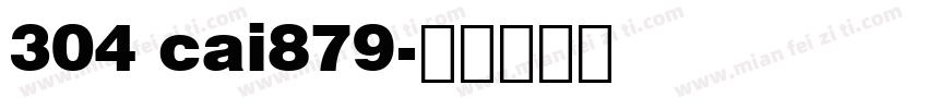 304 cai879字体转换